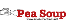 Pea Soup logo, smoke, haze, machines