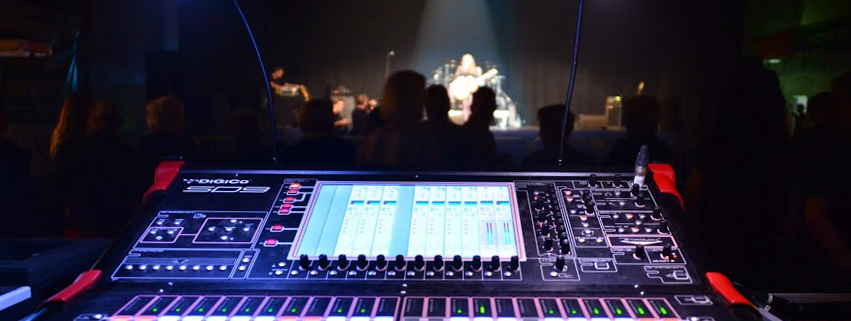 DigiCo SDG digitale mixer optreden live