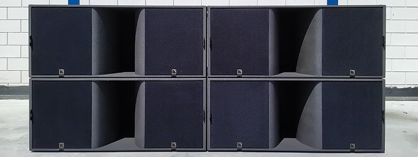 L-Acoustics KS28 subwoofers speakers stack stapel