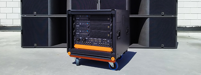 L-Acoustics RAK-II AVB versterker rack KS28 subwoofer