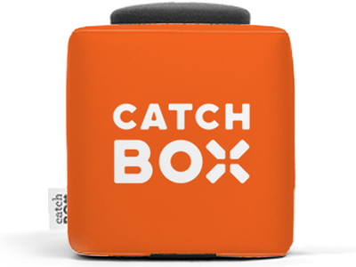 Catchbox Pro gooi microfoon huren, verhuur, oranje