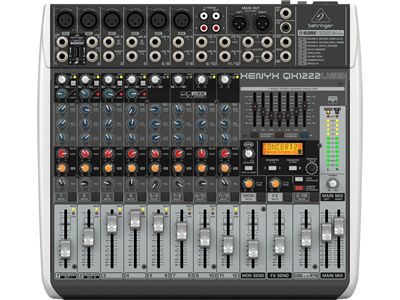 Behringer Xenxy QX1222 USB huren verhuur, analoge mixer