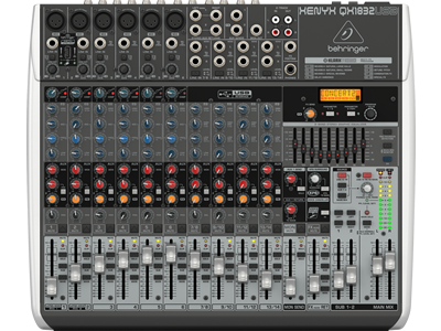 Behringer Xenxy QX1832 USB huren verhuur, analoge mixer