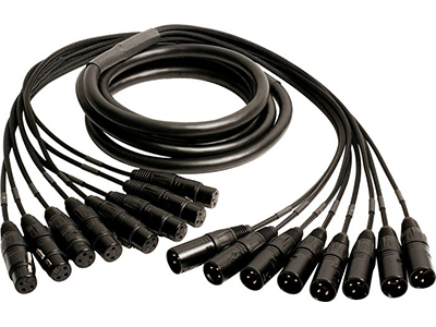 XLR 3p kabel snake huren verhuur, signaal bekabeling, multi kabel, kabelsnake