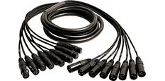 XLR-3p kabelsnake huren verhuur, multikabel, snake