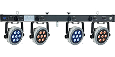 Showtec DMX Boosterbar LED parren huren verhuur