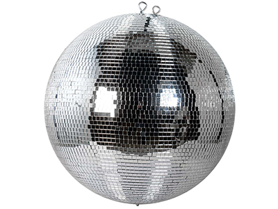 Showtec Spiegelbol 100cm huren verhuur, mirrorball, 1 meter doorsnede