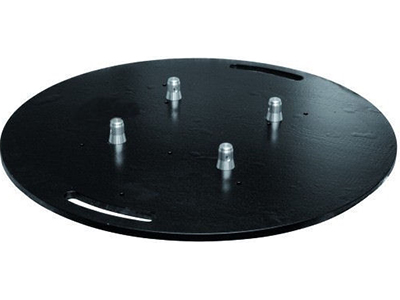 Prolyte Baseplate 80cm huren, verhuur, grond plaat bodem, zware baseplate, rond, ronde