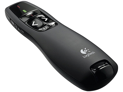 Logitech R400 Wireless Presenter huren, verhuren, pointer, presentatie, laserpointer